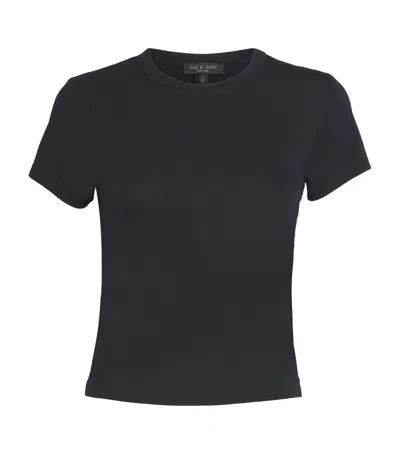 Rag & Bone Luca Baby T-shirt In Black