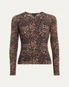 Rag & Bone Luca Long-sleeve Leopard Tee