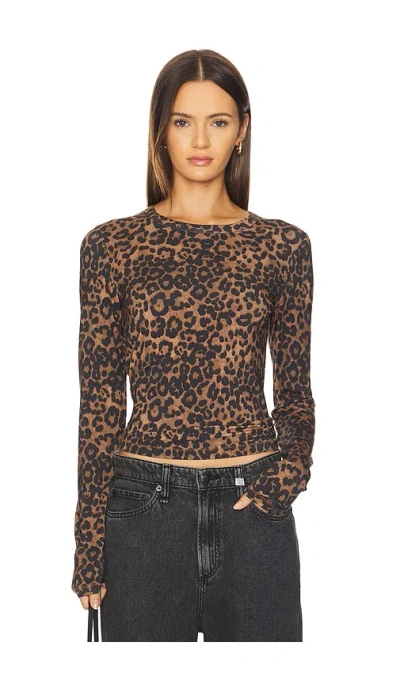 RAG & BONE LUCA PRINTED LONG SLEEVE