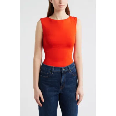 Rag & Bone Luca Reversible Tank In Orange
