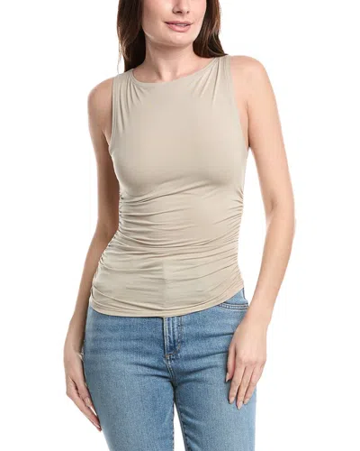 Rag & Bone Luca Shirred Tank In Neutral
