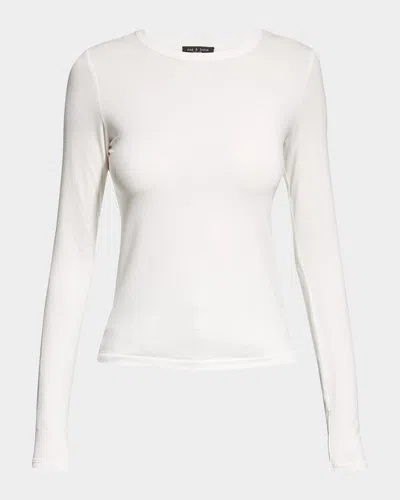 RAG & BONE LUCA SLIM LONG-SLEEVE TEE