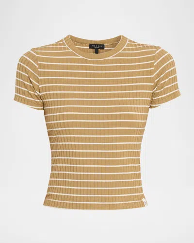 RAG & BONE LUCA STRIPE BABY TEE