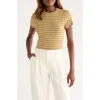 Rag & Bone Luca Stripe Rib Baby T-shirt