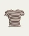 Rag & Bone Luca Stripe Rib-knit Top In Multi