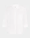 Rag & Bone Lucia Poplin Shirt In White