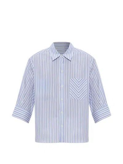 Rag & Bone Lucia Shirt In Blue