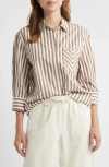 Rag & Bone Lucia Stripe Poplin Button-up Shirt