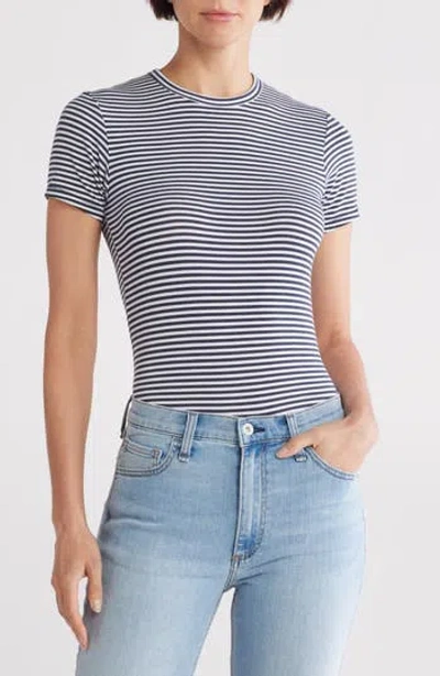 Rag & Bone Lucy Short Sleeve T-shirt In Blue