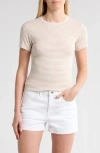 Rag & Bone Lucy Short Sleeve T-shirt In White
