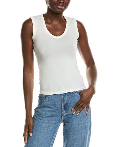 Rag & Bone Lucy V-neck Tank In White