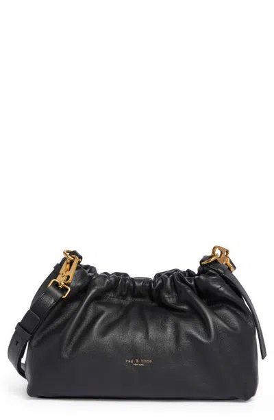 Rag & Bone Ludlow Leather Crossbody Bag In Bla