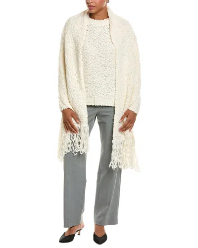 Rag & Bone Luisa Scarf Alpaca & Wool-blend Sweater In White