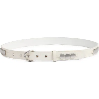 Rag & Bone Luna Leather Belt In Neutral
