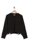 Rag & Bone Lysa Crewneck Sweater In Black