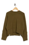 Rag & Bone Lysa Crewneck Sweater In Green