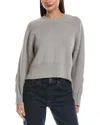Rag & Bone Lysa Wool-blend Knit Sweater In Gray