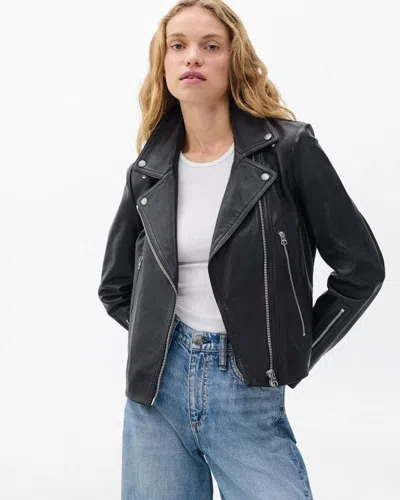Rag & Bone Mack Leather Jacket In Black