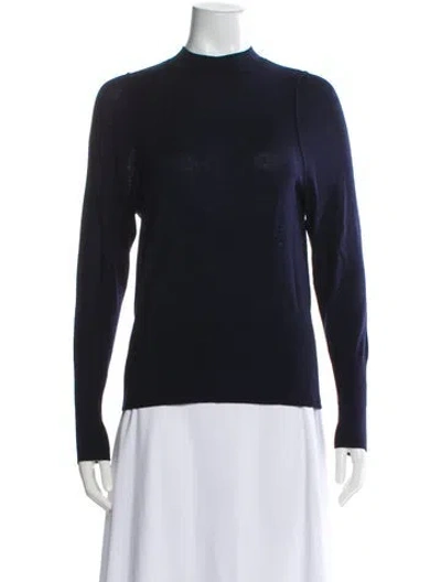 Pre-owned Rag & Bone Made For Saks Merino Wool Sweater In Blue