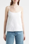 Rag & Bone Maggie Embroidered Cami In White