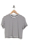 Rag & Bone Mai Boxy Crop T-shirt In Black
