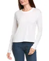 Rag & Bone Mai Crop Shirt In White