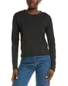 Rag & Bone Mai Crop Longsleeve In Black
