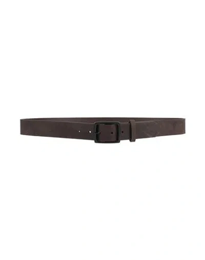 Rag & Bone Man Belt Dark Brown Size 30 Leather