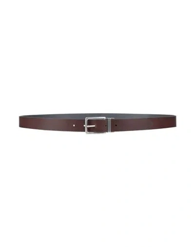 Rag & Bone Man Belt Dark Brown Size 39.5 Leather