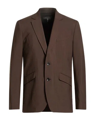 Rag & Bone Man Blazer Chocolate Brown Size 42 Wool, Polyester