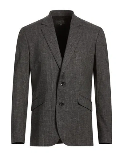 Rag & Bone Man Blazer Grey Size 40 Wool, Cotton, Linen, Elastane In Gray