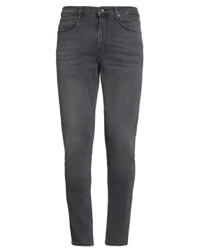 Rag & Bone Man Jeans Charcoal Size 34w-32l Cotton, Elastomultiester, Elastane In Gray