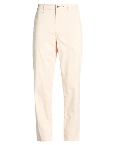 Rag & Bone Man Pants Ivory Size 33 Cotton, Elastane In Neutral