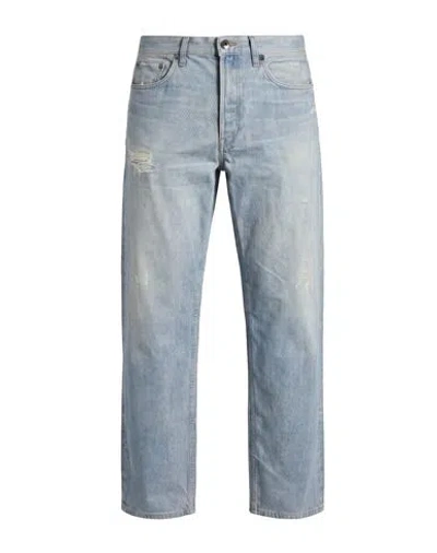 Rag & Bone Man Pants Light Blue Size 36 Cotton, Elastane