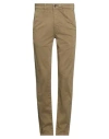 Rag & Bone Man Pants Military Green Size 30 Cotton, Elastane