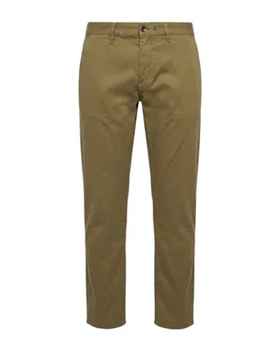 Rag & Bone Man Pants Military Green Size 38 Cotton, Elastane