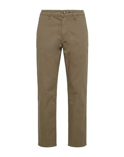 Rag & Bone Man Pants Sage Green Size 38 Cotton, Elastane