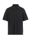 Rag & Bone Man Polo Shirt Black Size L Cotton, Tencel In Black