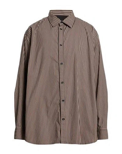 Rag & Bone Man Shirt Khaki Size L Cotton, Nylon, Elastane In Brown