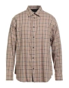Rag & Bone Man Shirt Light Brown Size L Cotton, Viscose In Neutral