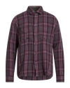Rag & Bone Man Shirt Plum Size M Cotton In Purple