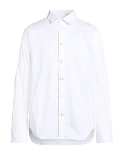Rag & Bone Man Shirt White Size L Cotton, Polyamide, Elastane