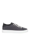 Rag & Bone Man Sneakers Charcoal Size 9 Textile Fibers, Leather