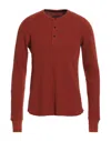 Rag & Bone Man Sweater Rust Size Xxl Cotton In Red