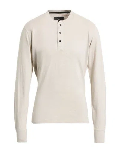 Rag & Bone Man T-shirt Beige Size L Cotton In Neutral