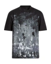 Rag & Bone Relaxed Fit Paint Splatter T-shirt In Black
