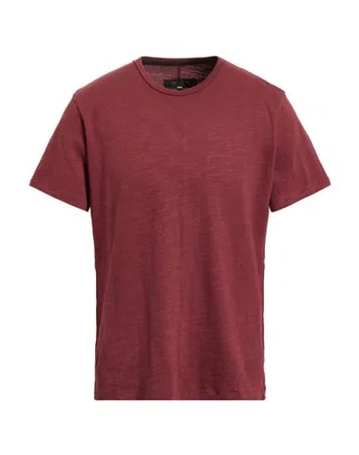 Rag & Bone Man T-shirt Brick Size L Cotton In Red