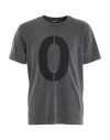 Rag & Bone Man T-shirt Charcoal Size L Cotton In Gray