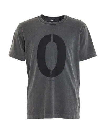 Rag & Bone Man T-shirt Charcoal Size L Cotton In Gray
