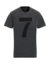 Rag & Bone Man T-shirt Charcoal Size L Cotton In Gray